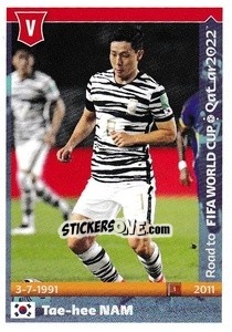 Sticker Tae-hee Nam - Road to FIFA World Cup Qatar 2022 n. 295 - Panini