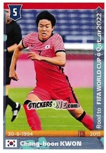 Sticker Chang-hoon Kwon - Road to FIFA World Cup Qatar 2022 n. 297 - Panini