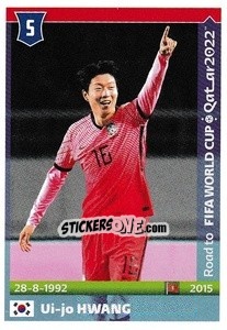 Sticker Ui-jo Hwang - Road to FIFA World Cup Qatar 2022 - Panini