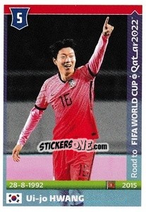 Sticker Ui-jo Hwang - Road to FIFA World Cup Qatar 2022 n. 299 - Panini