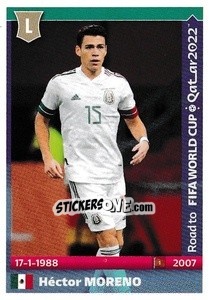Sticker Hector Moreno - Road to FIFA World Cup Qatar 2022 - Panini