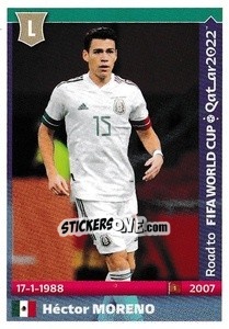 Sticker Hector Moreno - Road to FIFA World Cup Qatar 2022 n. 302 - Panini