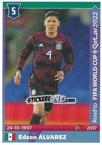 Sticker Edson Alvarez - Road to FIFA World Cup Qatar 2022 n. 306 - Panini