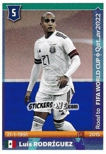 Sticker Luis Rodriguez - Road to FIFA World Cup Qatar 2022 n. 310 - Panini