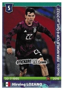 Sticker Hirving Lozano - Road to FIFA World Cup Qatar 2022 - Panini