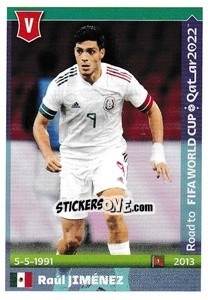 Sticker Raul Jimenez - Road to FIFA World Cup Qatar 2022 - Panini