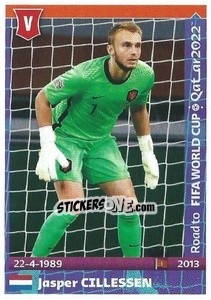Sticker Jasper Cillessen - Road to FIFA World Cup Qatar 2022 n. 316 - Panini