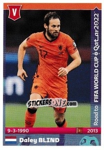 Sticker Daley Blind - Road to FIFA World Cup Qatar 2022 - Panini