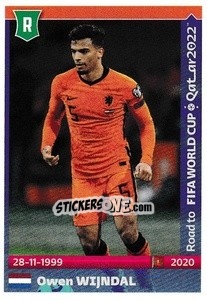 Sticker Owen Wijndal - Road to FIFA World Cup Qatar 2022 n. 321 - Panini
