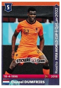 Sticker Denzel Dumfries - Road to FIFA World Cup Qatar 2022 n. 322 - Panini