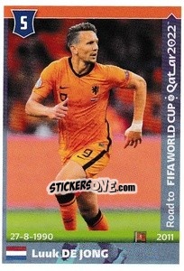 Cromo Luuk de Jong - Road to FIFA World Cup Qatar 2022 - Panini