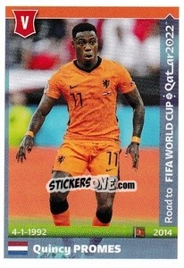Sticker Quincy Promes - Road to FIFA World Cup Qatar 2022 n. 330 - Panini