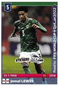 Sticker Jamal Lewis - Road to FIFA World Cup Qatar 2022 n. 335 - Panini