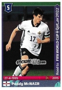 Sticker Paddy McNair - Road to FIFA World Cup Qatar 2022 n. 336 - Panini