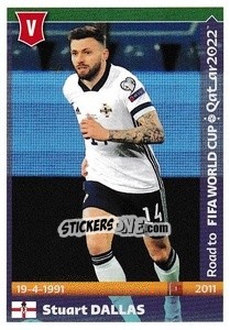 Sticker Stuart Dallas - Road to FIFA World Cup Qatar 2022 n. 338 - Panini