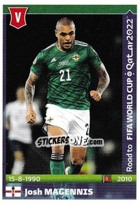 Sticker Josh Magennis - Road to FIFA World Cup Qatar 2022 n. 344 - Panini