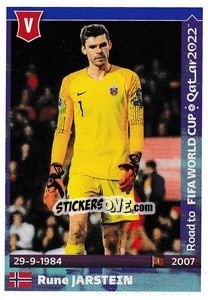 Sticker Rune Jarstein - Road to FIFA World Cup Qatar 2022 n. 346 - Panini