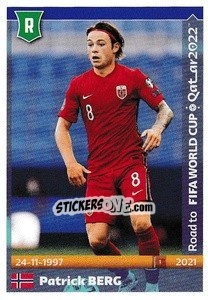 Sticker Patrick Berg - Road to FIFA World Cup Qatar 2022 n. 352 - Panini
