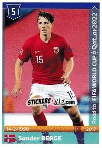 Cromo Sander Berge - Road to FIFA World Cup Qatar 2022 - Panini