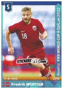 Cromo Fredrik Midtsjø - Road to FIFA World Cup Qatar 2022 - Panini