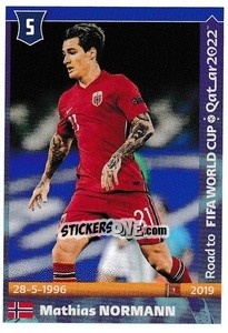 Sticker Mathias Normann - Road to FIFA World Cup Qatar 2022 - Panini