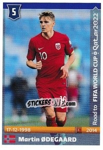 Sticker Martin Odegaard - Road to FIFA World Cup Qatar 2022 n. 357 - Panini