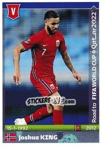 Sticker Joshua King - Road to FIFA World Cup Qatar 2022 n. 359 - Panini