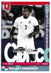 Sticker Harold Cummings - Road to FIFA World Cup Qatar 2022 n. 363 - Panini