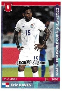 Sticker Eric Davis - Road to FIFA World Cup Qatar 2022 n. 364 - Panini