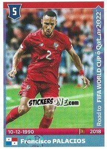 Sticker Francisco Palacios - Road to FIFA World Cup Qatar 2022 n. 366 - Panini