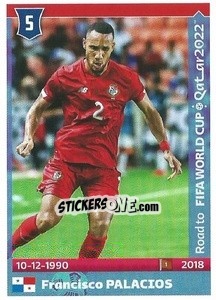 Sticker Francisco Palacios - Road to FIFA World Cup Qatar 2022 - Panini