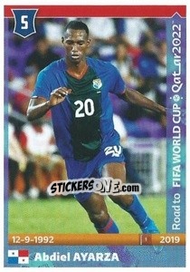 Cromo Abdiel Ayarza - Road to FIFA World Cup Qatar 2022 - Panini