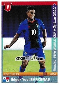 Figurina Edgar Yoel Barcenas - Road to FIFA World Cup Qatar 2022 - Panini