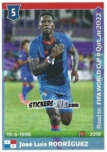 Sticker Jose Luis Rodriguez - Road to FIFA World Cup Qatar 2022 n. 372 - Panini