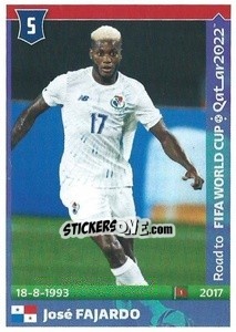 Sticker Jose Fajardo - Road to FIFA World Cup Qatar 2022 - Panini