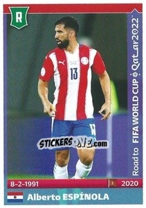 Sticker Alberto Espinola - Road to FIFA World Cup Qatar 2022 n. 377 - Panini