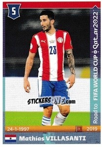 Sticker Mathias Villasanti - Road to FIFA World Cup Qatar 2022 - Panini