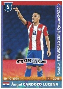 Sticker Angel Cardozo Lucena - Road to FIFA World Cup Qatar 2022 n. 384 - Panini