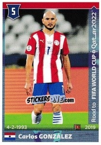 Sticker Carlos Gonzalez - Road to FIFA World Cup Qatar 2022 - Panini