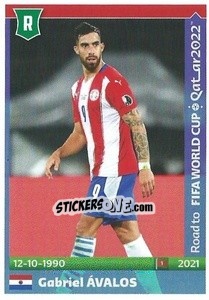 Sticker Gabriel Avalos - Road to FIFA World Cup Qatar 2022 n. 390 - Panini