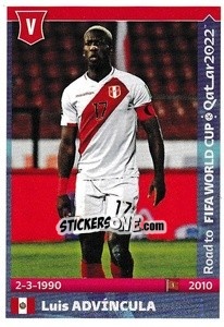 Sticker Luis Advincula - Road to FIFA World Cup Qatar 2022 - Panini