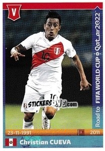 Sticker Christian Cueva - Road to FIFA World Cup Qatar 2022 n. 397 - Panini
