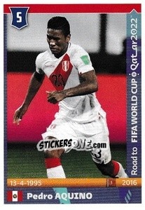 Sticker Pedro Aquino - Road to FIFA World Cup Qatar 2022 n. 399 - Panini