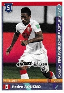 Sticker Pedro Aquino - Road to FIFA World Cup Qatar 2022 - Panini