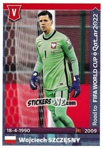 Sticker Wojciech Szczesny - Road to FIFA World Cup Qatar 2022 n. 406 - Panini
