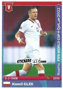 Cromo Kamil Glik - Road to FIFA World Cup Qatar 2022 - Panini