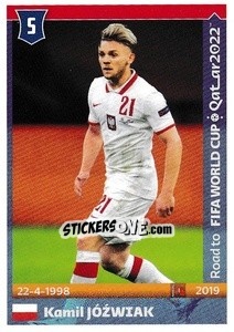 Figurina Kamil Jozwiak - Road to FIFA World Cup Qatar 2022 - Panini