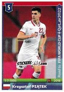 Sticker Krzysztof Piatek - Road to FIFA World Cup Qatar 2022 n. 420 - Panini