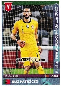 Sticker Rui Patricio - Road to FIFA World Cup Qatar 2022 n. 421 - Panini