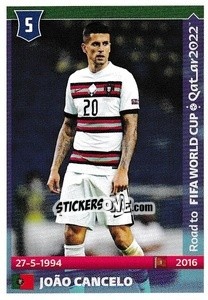 Sticker Joao Cancelo - Road to FIFA World Cup Qatar 2022 n. 422 - Panini